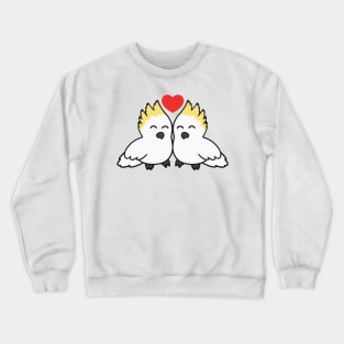 White Cockatoo Love Crewneck Sweatshirt